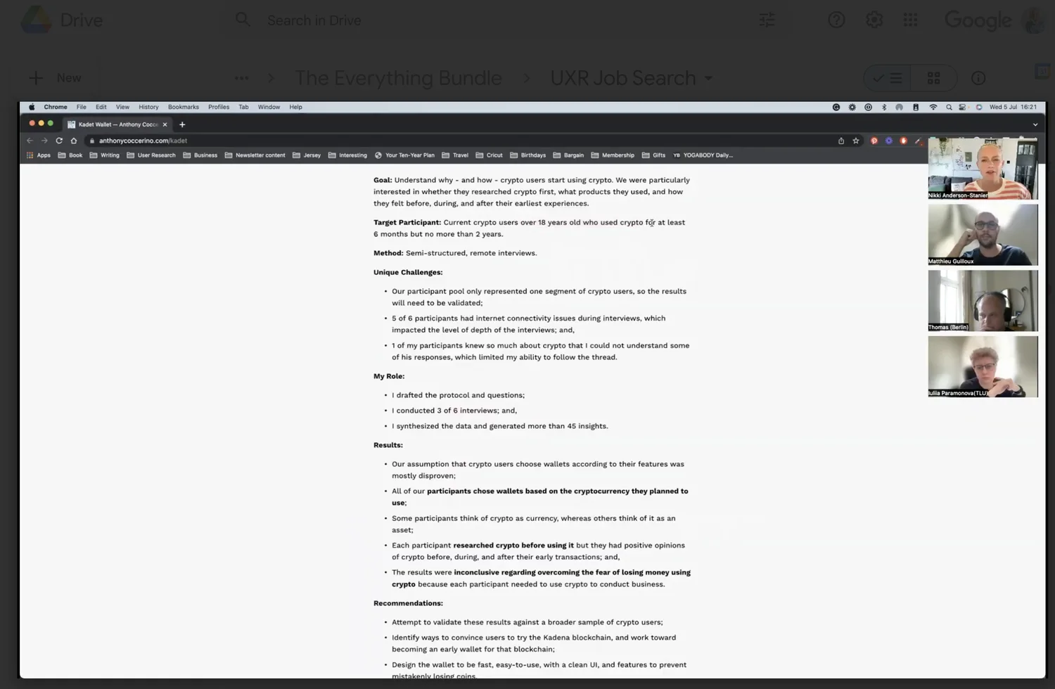 Case study review